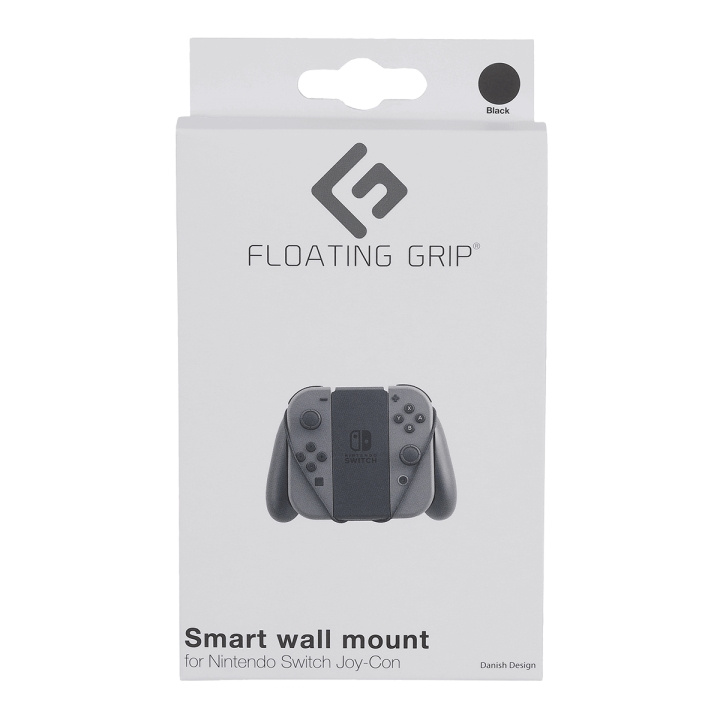 FLOATING GRIP Nintendo Switch Joy-Con -seinäkiinnike musta/harmaa ryhmässä KODINELEKTRONIIKKA / Pelikonsolit & Tarvikkeet / Nintendo Switch / Tarvikkeet @ TP E-commerce Nordic AB (D08475)