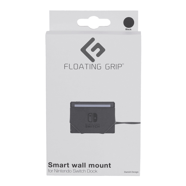FLOATING GRIP Nintendo Switch -telakan seinäteline FLOATING GRIP®, musta ryhmässä KODINELEKTRONIIKKA / Pelikonsolit & Tarvikkeet / Nintendo Switch / Tarvikkeet @ TP E-commerce Nordic AB (D08622)