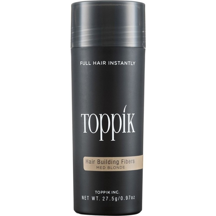 Toppik Hair Building Fibers Large 27.5g - Medium Blonde ryhmässä KAUNEUS JA TERVEYS / Hiukset &Stailaus / Hiustenhoito / Hiusseerumit @ TP E-commerce Nordic AB (D09135)