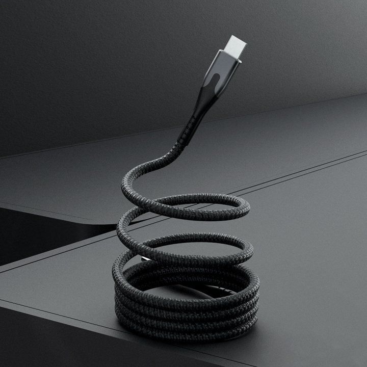 STATIK Magneettikaapeli Magstack Pro USB-C USB-C:hen Musta 2m ryhmässä TIETOKOONET & TARVIKKEET / Kaapelit & Sovittimet / USB / USB-C @ TP E-commerce Nordic AB (D09185)