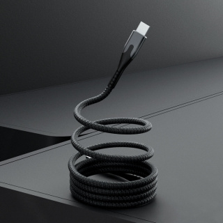 STATIK Magneettikaapeli Magstack Pro USB-C USB-C:hen Musta 2m