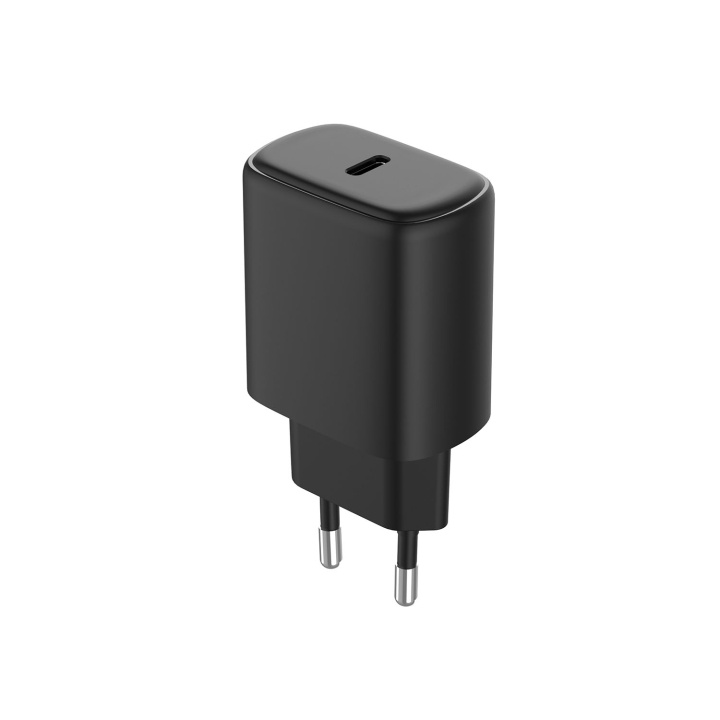 Gear Laturi 220V 1xUSB-C Pd 20W Musta ryhmässä ÄLYPUHELIMET JA TABLETIT / Laturit & Kaapelit / Seinälaturi / Seinälaturi Type C @ TP E-commerce Nordic AB (D09187)