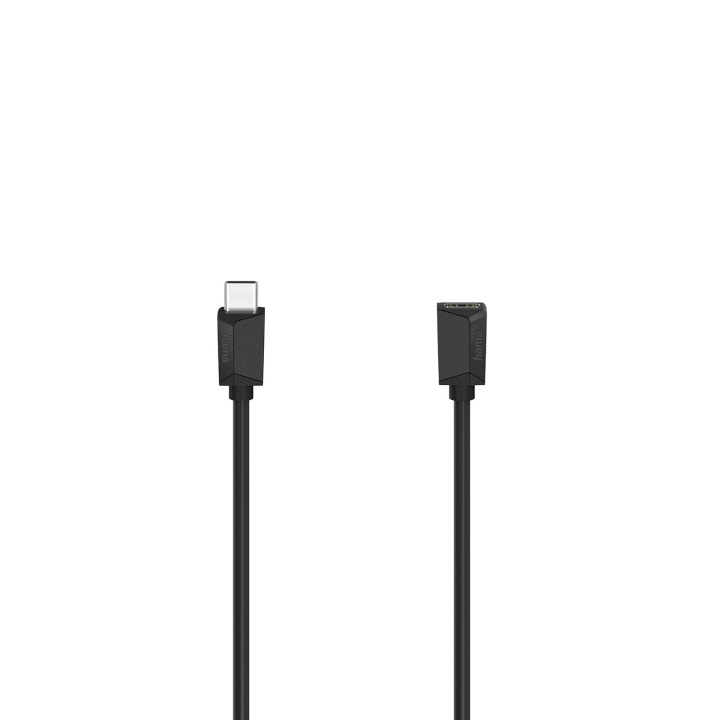 Hama Usb-C Extension Musta 0.5m ryhmässä TIETOKOONET & TARVIKKEET / Kaapelit & Sovittimet / USB / USB-C @ TP E-commerce Nordic AB (D09249)