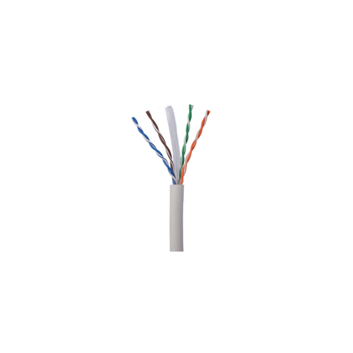 North Nätverkskabel Cat6A UTP Vit 25m kontaktlös Solid 10Gb/s 500MHz 26awg CM ryhmässä TIETOKOONET & TARVIKKEET / Kaapelit & Sovittimet / Verkko / Cat6 @ TP E-commerce Nordic AB (D09258)