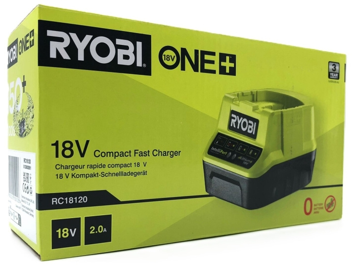 Ryobi ONE+ battery charger ryhmässä KOTI, TALOUS JA PUUTARHA / Työkalut & Tee itse / Paristot ja akut sähkötyökaluihin @ TP E-commerce Nordic AB (D10232)