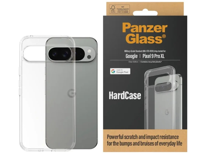 PanzerGlass HardCase Shell Google Pixel 9 Pro XL, Transparent ryhmässä ÄLYPUHELIMET JA TABLETIT / Puhelimen suojakotelo / Google @ TP E-commerce Nordic AB (D10278)