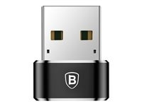Baseus USB-C adapter Black ryhmässä TIETOKOONET & TARVIKKEET / Kaapelit & Sovittimet / USB / USB-A / Sovittimet @ TP E-commerce Nordic AB (D10282)