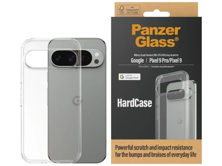 PanzerGlass HardCase Shell Google Pixel 9, 9 Pro, Transparent ryhmässä ÄLYPUHELIMET JA TABLETIT / Puhelimen suojakotelo / Google @ TP E-commerce Nordic AB (D10396)