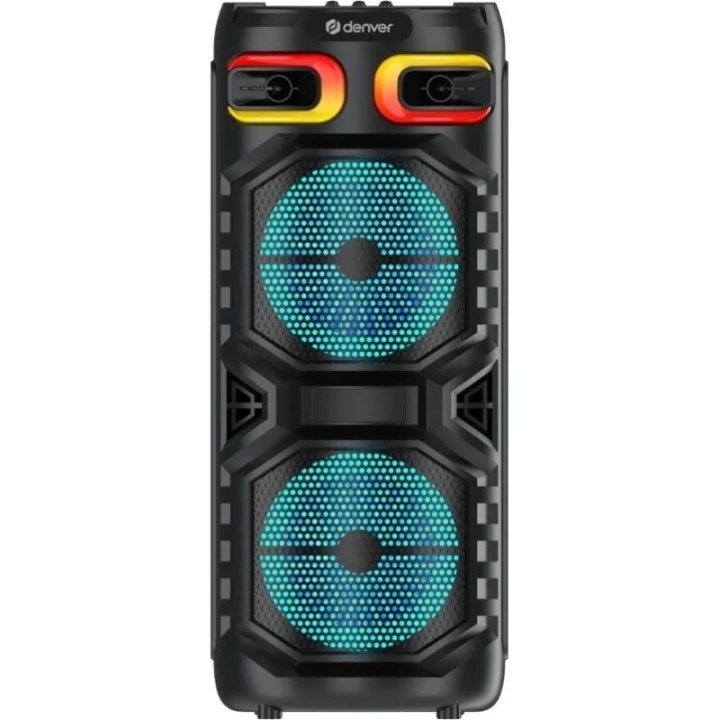 Denver BPS-355 Party Speaker Black ryhmässä KODINELEKTRONIIKKA / Ääni & Kuva / Kaiuttimet & Tarvikkeet / Bluetooth-kaiutin / Kannettavat kaiuttimet @ TP E-commerce Nordic AB (D10397)