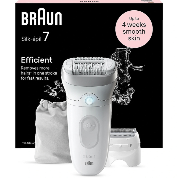 Braun Silk-epil 7 SE7-041 Shaver Grey ryhmässä KAUNEUS JA TERVEYS / Hiukset &Stailaus / Karvanpoisto / Epilaattorit @ TP E-commerce Nordic AB (D10547)