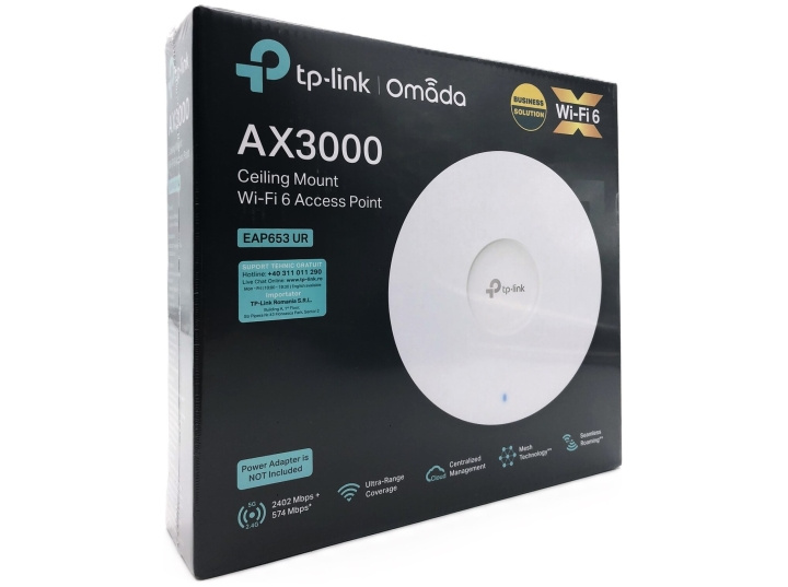 TP-Link Omada EAP653 UR V1 Trådlös anslutning Vit ryhmässä TIETOKOONET & TARVIKKEET / Verkko / Wifi-vahvistimet @ TP E-commerce Nordic AB (D10577)