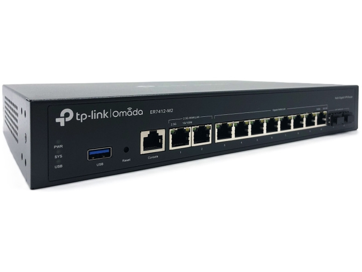 TP-Link Omada ER7412-M2 V1 Router 12-ports switch ryhmässä TIETOKOONET & TARVIKKEET / Verkko / Kytkimet @ TP E-commerce Nordic AB (D10634)