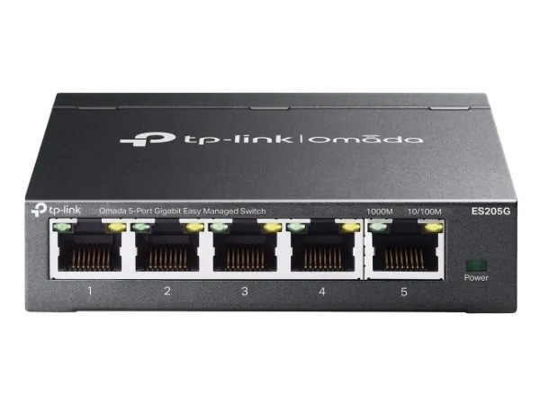 TP-Link Omada ES205G V1 Switch 5-portars Gigabit Ethernet ryhmässä TIETOKOONET & TARVIKKEET / Verkko / Kytkimet @ TP E-commerce Nordic AB (D10636)