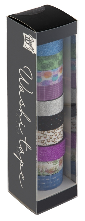 Craft ID Washi-teippi (10 kpl) (CR3003/GE) ryhmässä LELUT, TUOTTEET LAPSILLE JA VAUVOILLE / Leikkikalut, Askartelu &Pelit / Käsityöt @ TP E-commerce Nordic AB (D10756)
