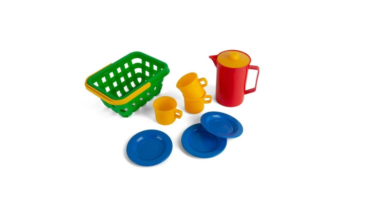 Dantoy Kahvi- ja piknik-setti - 9 osaa (4385) ryhmässä LELUT, TUOTTEET LAPSILLE JA VAUVOILLE / Leikkikalut, Askartelu &Pelit / Lelusarja @ TP E-commerce Nordic AB (D10975)