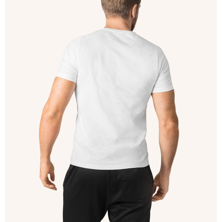 SWEDISH POSTURE Alignment T-Shirt Cotton XXL Men White ryhmässä URHEILU, VAPAA-AIKA JA HARRASTUS / Tarvikkeet / T-paidat @ TP E-commerce Nordic AB (D11355)
