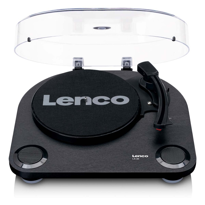 Lenco Levysoitin sisäänrakennetuilla kaiuttimilla Musta ryhmässä KODINELEKTRONIIKKA / Ääni & Kuva / Kotiteatteri, HiFi ja kannettavat / Compact Stereo & Levysoitin @ TP E-commerce Nordic AB (D11437)
