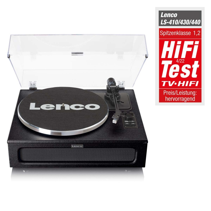 Lenco Levysoitin 4 kaiuttimet sisäänrakennettu ja bluetooth-vastaanotto Musta ryhmässä KODINELEKTRONIIKKA / Ääni & Kuva / Kotiteatteri, HiFi ja kannettavat / Compact Stereo & Levysoitin @ TP E-commerce Nordic AB (D11439)