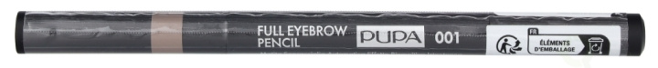Pupa Milano Pupa Full Eyebrow Pencil 0.2 g #001 Blonde ryhmässä KAUNEUS JA TERVEYS / Meikit / Silmät ja kulmat / Kulmakynä @ TP E-commerce Nordic AB (D11650)
