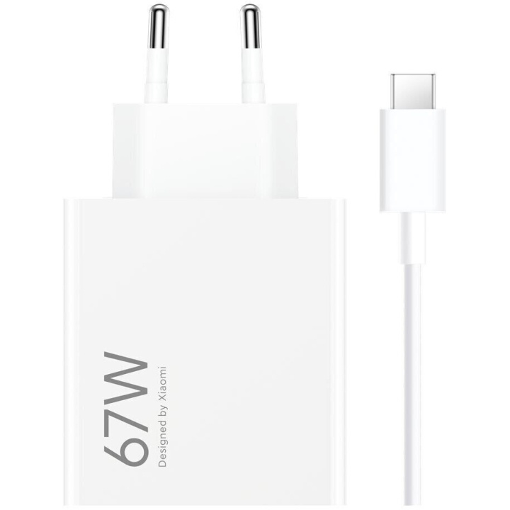 Xiaomi 67W HyperCharge Combo (Typ-A) 67Watt 1xUSB-A ryhmässä TIETOKOONET & TARVIKKEET / Kaapelit & Sovittimet / USB / USB-C @ TP E-commerce Nordic AB (D11916)