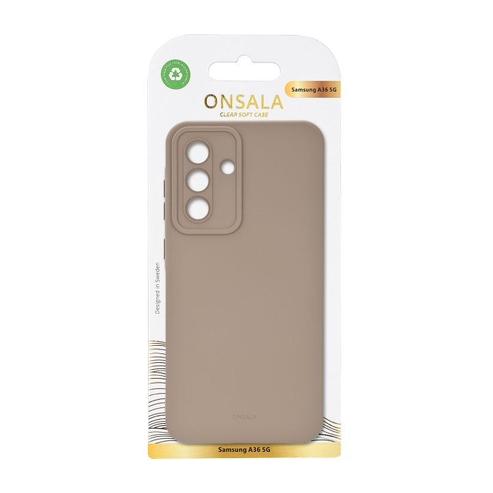 Onsala Back Silicone Touch Recycled Samsung A36 5G Summer Sand ryhmässä ÄLYPUHELIMET JA TABLETIT / Puhelimen suojakotelo / Samsung @ TP E-commerce Nordic AB (D12001)