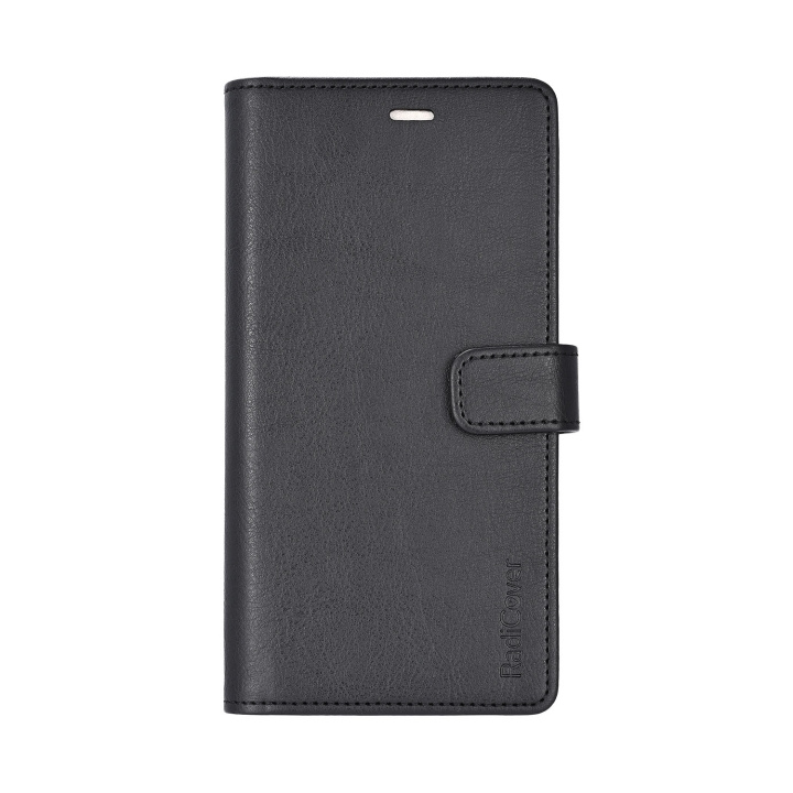Radicover Mobiili Lompakko iPhone 16E RFID 3 Korttia MagSerie Musta PU ryhmässä ÄLYPUHELIMET JA TABLETIT / Puhelimen suojakotelo / Apple / iPhone 16 @ TP E-commerce Nordic AB (D12002)