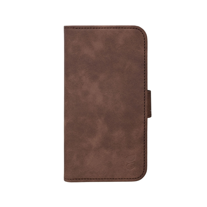 Gear Mobiili Lompakko iPhone 16E Classic 3 Korttia MagSerie Kierrätetty Ruskea ryhmässä ÄLYPUHELIMET JA TABLETIT / Puhelimen suojakotelo / Apple / iPhone 16 @ TP E-commerce Nordic AB (D12009)
