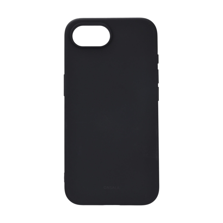 Onsala Back Sil Touch Recycled MagSerie iPhone 16e Black ryhmässä ÄLYPUHELIMET JA TABLETIT / Puhelimen suojakotelo / Apple / iPhone 16 @ TP E-commerce Nordic AB (D12011)