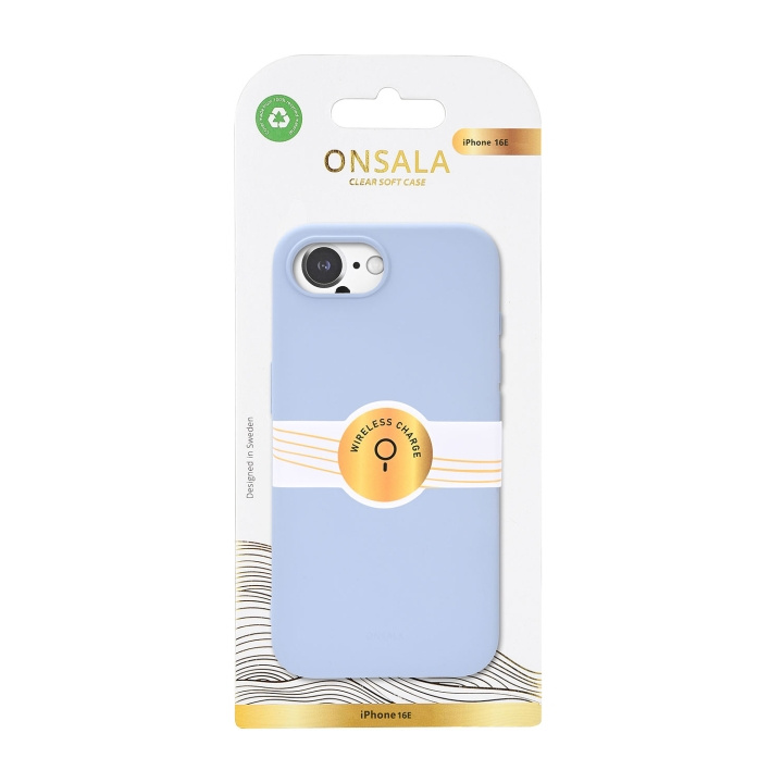 Onsala Mobiilikuori iPhone 16E Takapuoli Silikonituntumalla Kierrätetty MagSerie Summer Sky ryhmässä ÄLYPUHELIMET JA TABLETIT / Puhelimen suojakotelo / Apple / iPhone 16 @ TP E-commerce Nordic AB (D12015)