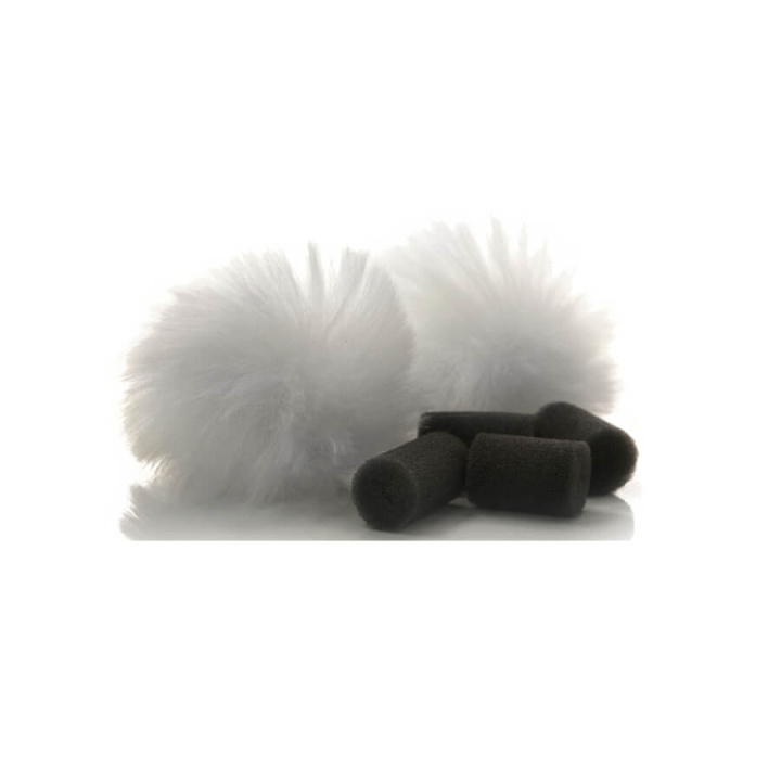 Rycote Windjammer Lavalier Pair White ryhmässä KODINELEKTRONIIKKA / Ääni & Kuva / Kädessä pidettävät mikrofonit @ TP E-commerce Nordic AB (D12040)