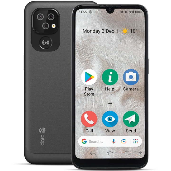 Doro 8110 4G Smartphone Grafitgrå ryhmässä ÄLYPUHELIMET JA TABLETIT / Kännykät & smartphones @ TP E-commerce Nordic AB (D12054)