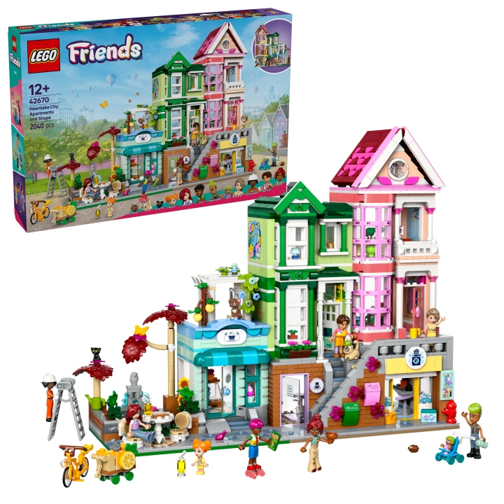 LEGO LEGO Ystävät - Heartlake City Apartments and Shops (42670) ryhmässä LELUT, TUOTTEET LAPSILLE JA VAUVOILLE / Leikkikalut, Askartelu &Pelit / Rakennuslelut / Lego @ TP E-commerce Nordic AB (D12289)