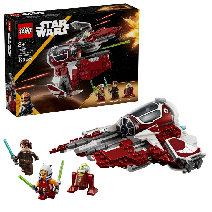 LEGO Star Wars TM - Ahsoka\'s Jedi Interceptor (75401) ryhmässä LELUT, TUOTTEET LAPSILLE JA VAUVOILLE / Leikkikalut, Askartelu &Pelit / Rakennuslelut / Lego @ TP E-commerce Nordic AB (D12318)