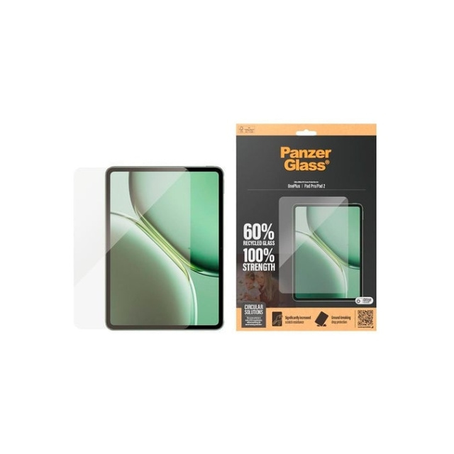 PanzerGlass Näytönsuoja - OnePlus Pad Pro/Pad 2 ryhmässä ÄLYPUHELIMET JA TABLETIT / Tabletin suojakotelo / Yleissuojat @ TP E-commerce Nordic AB (D12380)