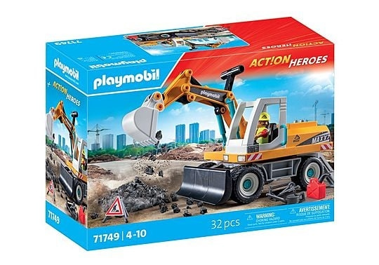 Playmobil Suuri kaivinkone (71749) ryhmässä LELUT, TUOTTEET LAPSILLE JA VAUVOILLE / Leikkikalut, Askartelu &Pelit / Lelusarja @ TP E-commerce Nordic AB (D12794)
