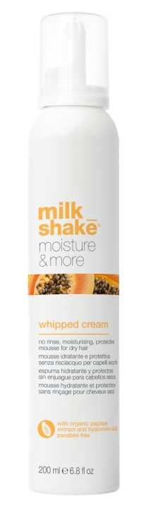 Milk_Shake Moisture & More kermavaahto 200 ml ryhmässä KAUNEUS JA TERVEYS / Hiukset &Stailaus / Hiustenhoito / Hoitoainesuihke/Leave-in @ TP E-commerce Nordic AB (D12871)