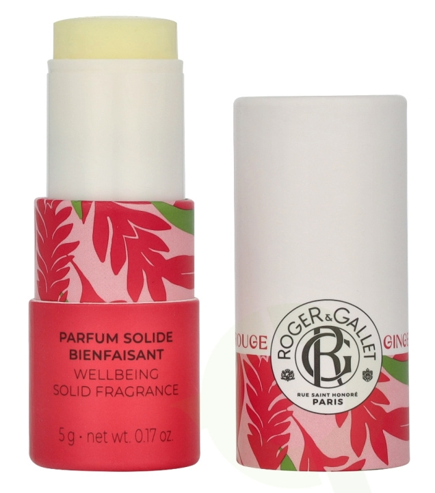 Roger & Gallet Gingembre Rouge Wellb. Solid Fragrance Stick 5 g ryhmässä KAUNEUS JA TERVEYS / Tuoksut & Parfyymit / Parfyymit / Naisten Tuoksut @ TP E-commerce Nordic AB (D13026)