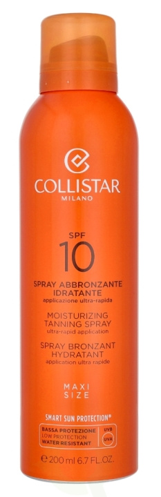 Collistar Moisturizing Tanning Spray SPF10 200 ml ryhmässä KAUNEUS JA TERVEYS / Ihonhoito / Rusketus / Aurinkosuoja @ TP E-commerce Nordic AB (D13075)