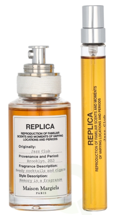 Maison Margiela Replica Jazz Club Giftset 40 ml Edt Spray 30ml/Edt Spray 10ml ryhmässä KAUNEUS JA TERVEYS / Lahjapakkaukset / Miesten lahjapakkaukset @ TP E-commerce Nordic AB (D13114)