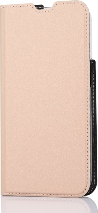 Wave BookCase -suojakotelo, iPhone 13 Pro, ruusukulta ryhmässä ÄLYPUHELIMET JA TABLETIT / Puhelimen suojakotelo / Apple / iPhone 13 Pro / Kotelo @ TP E-commerce Nordic AB (D13304)