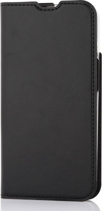 Wave BookCase -suojakotelo, iPhone 14, musta ryhmässä ÄLYPUHELIMET JA TABLETIT / Puhelimen suojakotelo / Apple / iPhone 14 @ TP E-commerce Nordic AB (D13323)