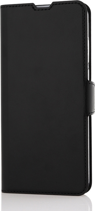 Wave BookCase -suojakotelo, Motorola Moto G84, musta ryhmässä ÄLYPUHELIMET JA TABLETIT / Puhelimen suojakotelo / Motorola @ TP E-commerce Nordic AB (D13370)