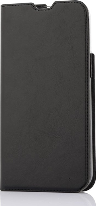 Wave BookCase -suojakotelo, iPhone 13 Pro Max, musta ryhmässä ÄLYPUHELIMET JA TABLETIT / Puhelimen suojakotelo / Apple / iPhone 13 Pro Max / Kotelo @ TP E-commerce Nordic AB (D13401)