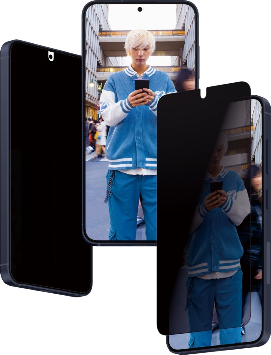 PanzerGlass Privacy Ultra Wide Fit -panssarilasi, Samsung Galaxy S24 ryhmässä ÄLYPUHELIMET JA TABLETIT / Puhelimen suojakotelo / Samsung @ TP E-commerce Nordic AB (D13473)