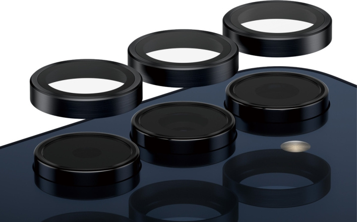 PanzerGlass Hoops -kameran linssinsuoja, Samsung Galaxy A55 5G, musta ryhmässä ÄLYPUHELIMET JA TABLETIT / Puhelimen suojakotelo / Samsung @ TP E-commerce Nordic AB (D13490)
