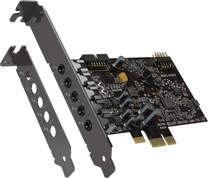 Creative Sound Blaster Audigy FX V2 -äänikortti ryhmässä TIETOKOONET & TARVIKKEET / Tietokoneen komponentit / Äänikortit @ TP E-commerce Nordic AB (D13693)