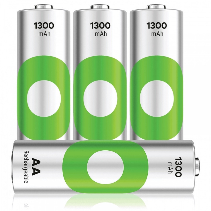 GP ReCyko NiMH 130AAHCE ladattavat paristot, 4-pack, 4 kpl ryhmässä KODINELEKTRONIIKKA / Paristot & Laturit / Ladattavat paristot / AA @ TP E-commerce Nordic AB (D13745)