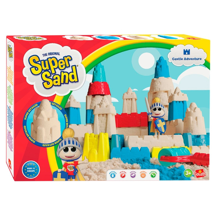 Goliath Super Sand - linnaseikkailu (GO18146) ryhmässä LELUT, TUOTTEET LAPSILLE JA VAUVOILLE / Leikkikalut, Askartelu &Pelit / Kokeilu ja tee-se-itse @ TP E-commerce Nordic AB (D13776)