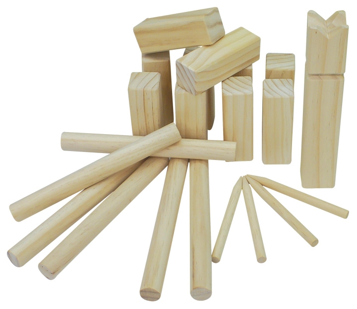 Happy Summer Kubb (303700) ryhmässä LELUT, TUOTTEET LAPSILLE JA VAUVOILLE / Ulkoleut / Urheilu & Pelit @ TP E-commerce Nordic AB (D13798)