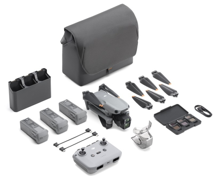 DJI Air 3S Fly More Combo (DJI RC-N3) - Lennokki ryhmässä LELUT, TUOTTEET LAPSILLE JA VAUVOILLE / Radio-ohjattava / Dronet @ TP E-commerce Nordic AB (D13828)